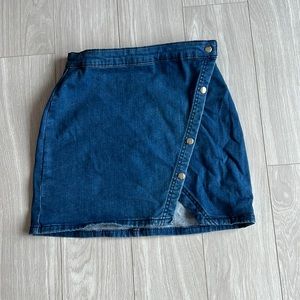Free people denim skirt